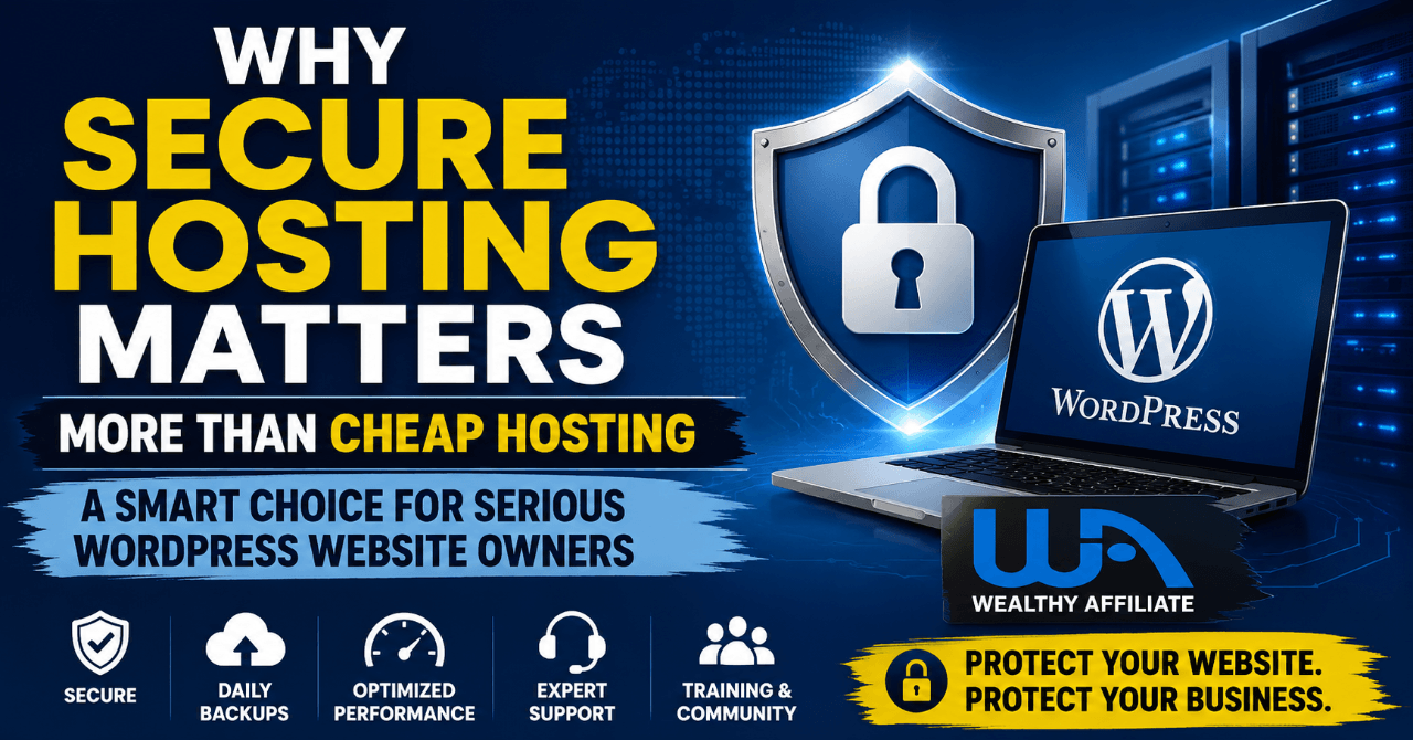 Why Secure Hosting Matters More Than Cheap Hosting for Serious Website Owners WhySecureHostingMatters