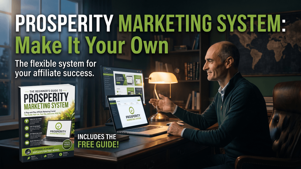Prosperity Marketing System: A Flexible Affiliate Marketing System That You Can Make Your Own PMSleadcaptureblog